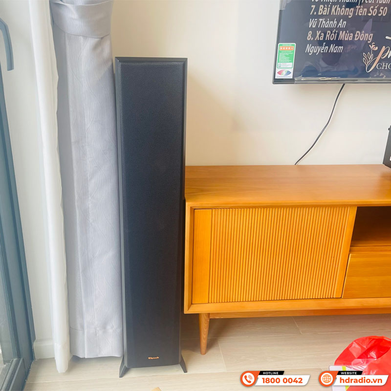 Lắp đặt Dàn nghe nhạc Klipsch, Denon NN50 cho anh Hòa