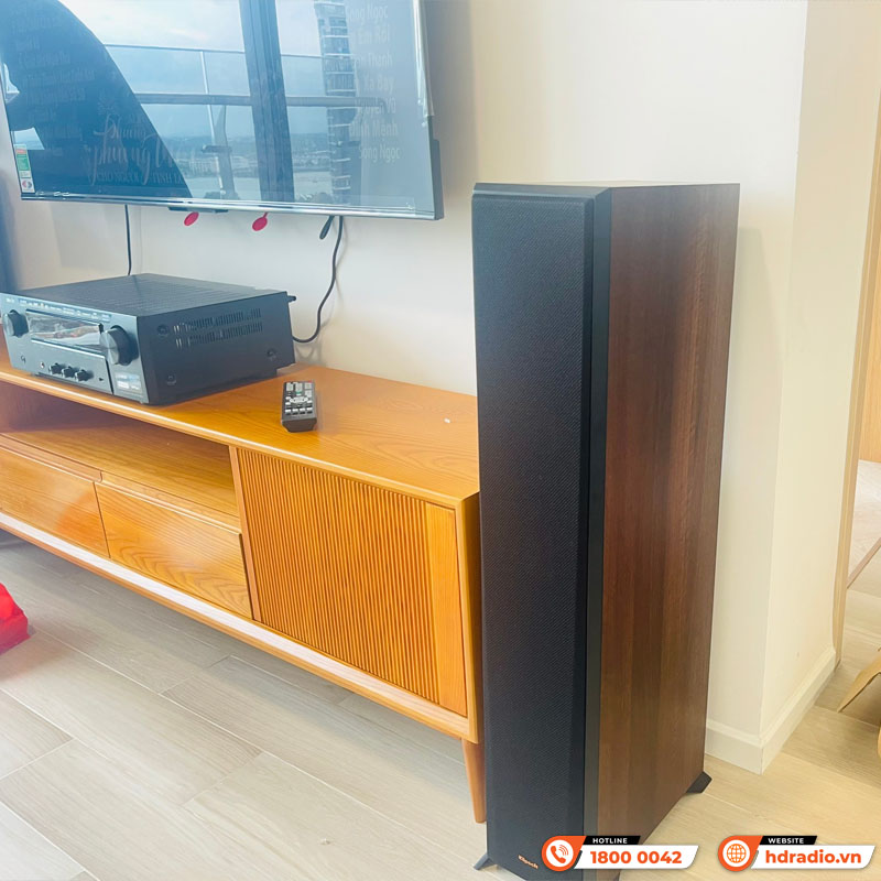 Lắp đặt Dàn nghe nhạc Klipsch, Denon NN50 cho anh Hòa