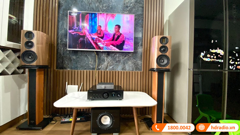 Lắp dàn nghe nhạc NN87 hơn 75tr cho anh Tú ở Long Biên