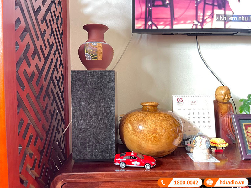 Ảnh thực tế công trình dàn nghe nhạc của anh Khởi