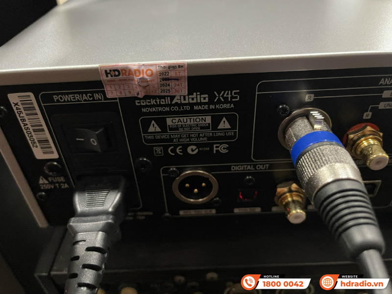  Thiết bị Music server Cocktail X45 tại nhà anh Minh