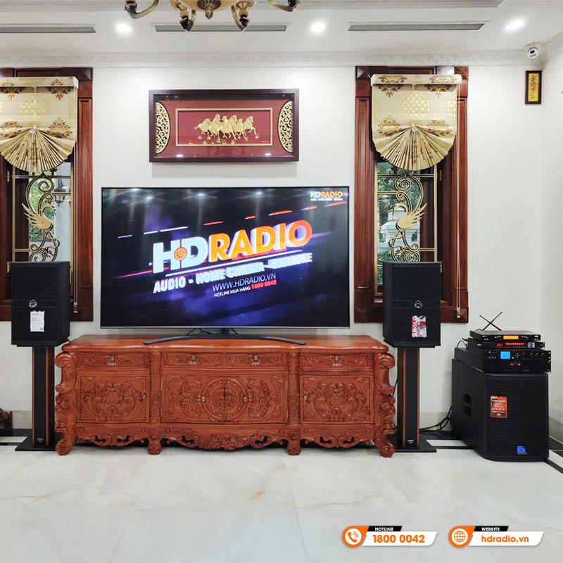 Dàn karaoke cao cấp của chị Huyền
