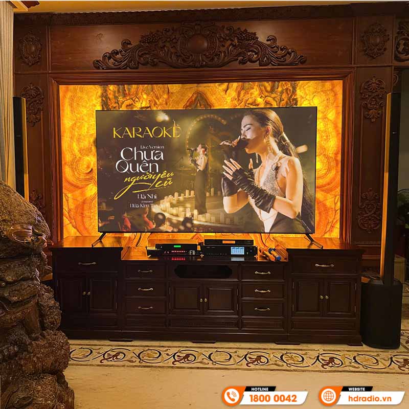 Dàn karaoke của anh Dương