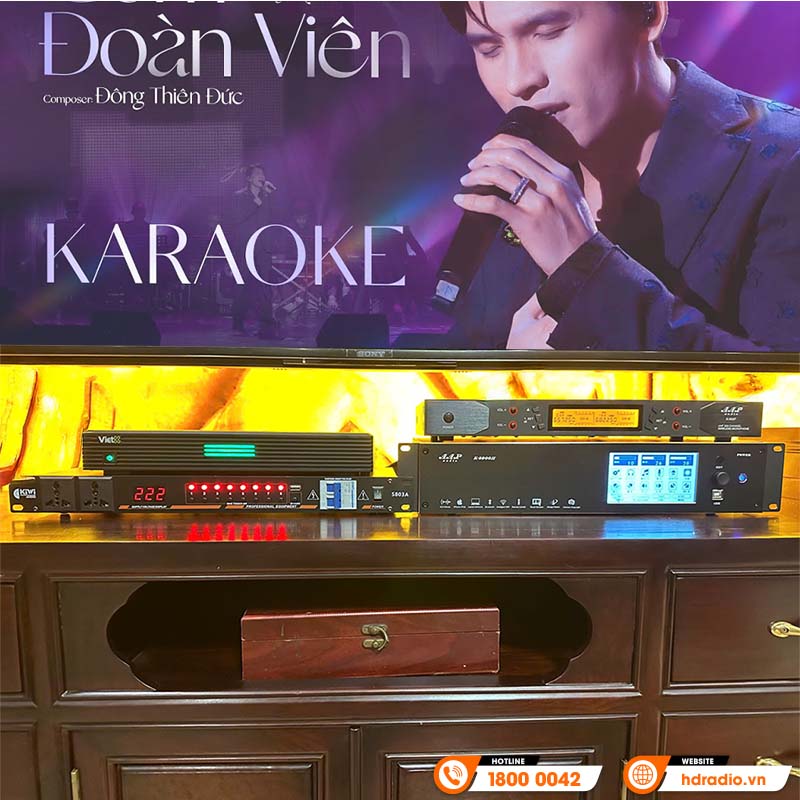 Dàn karaoke của anh Dương