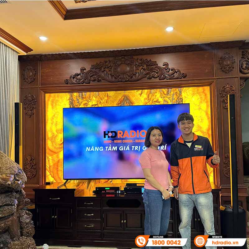 Dàn karaoke của anh Dương