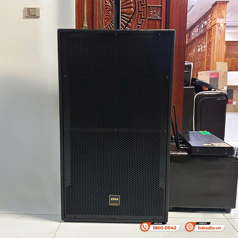 Bộ loa Array Active Koda KDP2510/KDP2515, Công Suất 1000W, Độ nhạy 98dB-22
