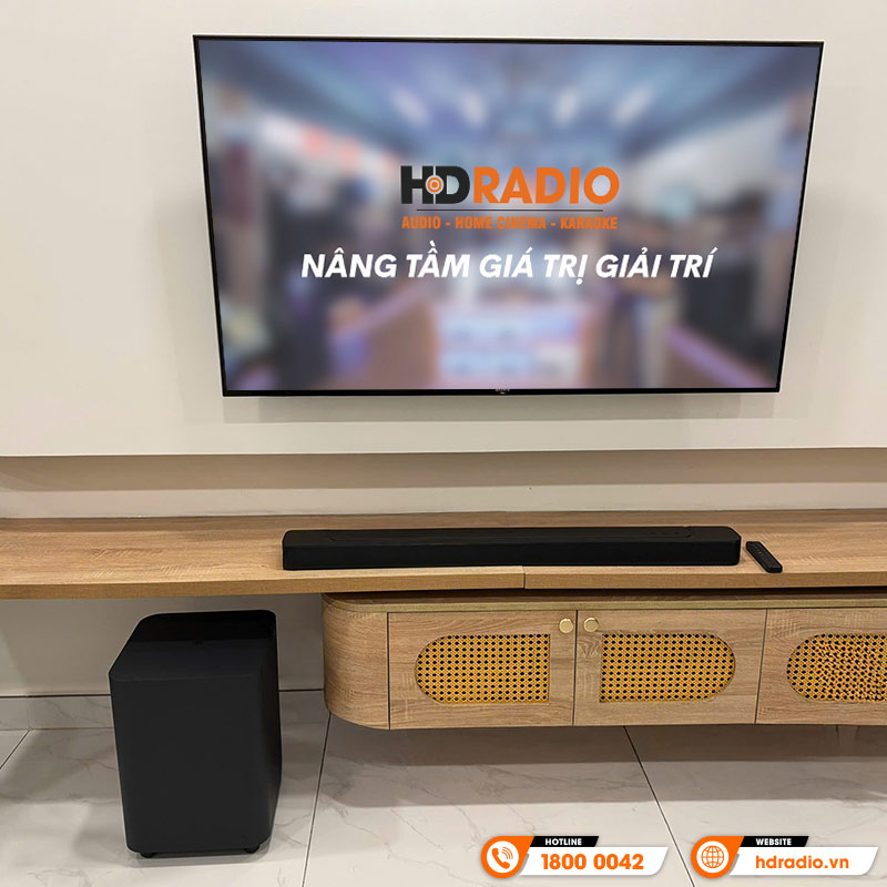 Lắp đặt Bộ Loa JBL Bar 500 cho anh Phát ở Hồ Chí Minh