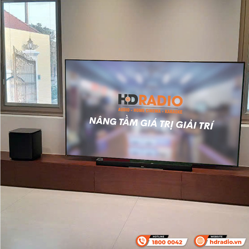 Lắp đặt Bộ loa Soundbar Bose SB28 cho anh Triệu