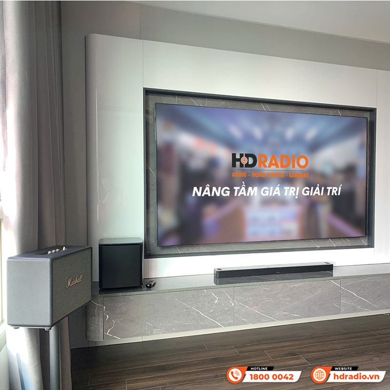 Lắp đặt Bộ loa Soundbar Bose SB28 cực hay trị giá hơn 62 triệu đồng cho anh Tùng ở Hà Đông, Hà Nội