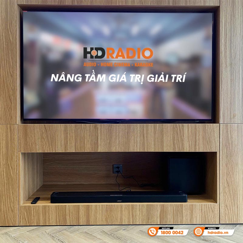 Lắp đặt Bộ loa Soundbar Bose SB28 cực chất lượng trị giá hơn 102 triệu đồng cho anh Thành
