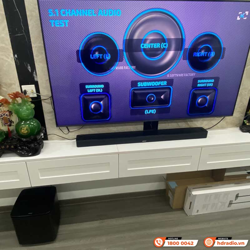Lắp đặt Bộ loa Soundbar Bose SB28 cực hay trị giá hơn 63 triệu đồng cho anh Thành