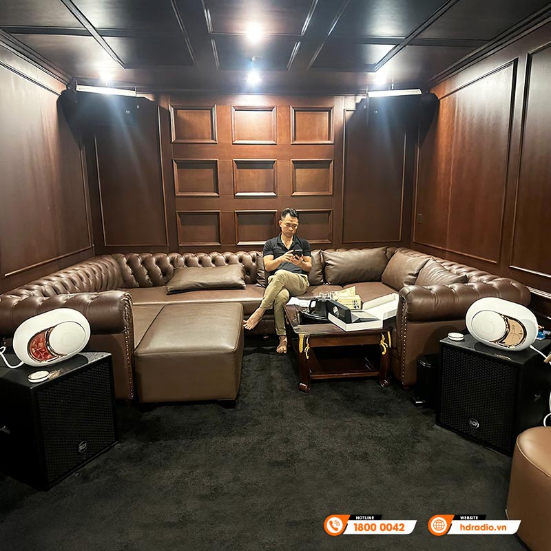 Cặp Loa DEVIALET Phantom I 108DB tại nhà anh Hiếu