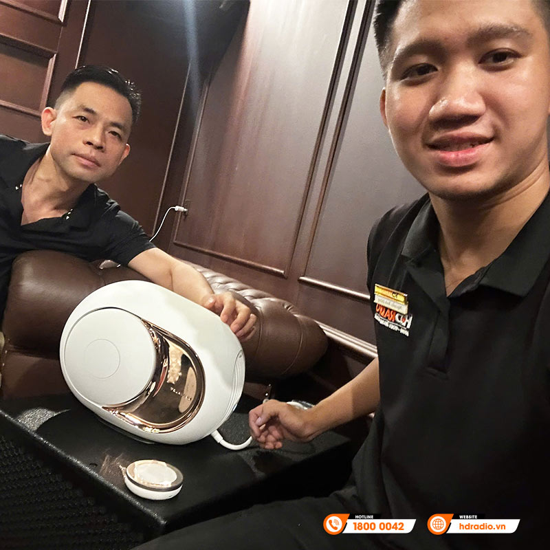 Cặp Loa DEVIALET Phantom I 108DB tại nhà anh Hiếu