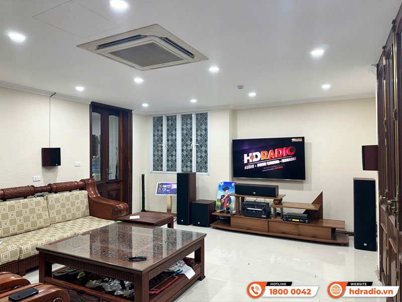 Lắp đặt Dàn âm thanh đa năng DN 01 kết hợp Đầu màn VietK cho anh Quang Lắp đặt Dàn âm thanh đa năng DN 01 kết hợp Đầu màn VietK cho anh Quang