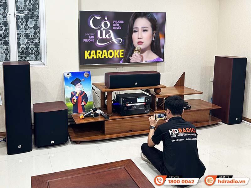 Lắp đặt Dàn âm thanh đa năng DN 01 kết hợp Đầu màn VietK cho anh Quang Lắp đặt Dàn âm thanh đa năng DN 01 kết hợp Đầu màn VietK cho anh Quang