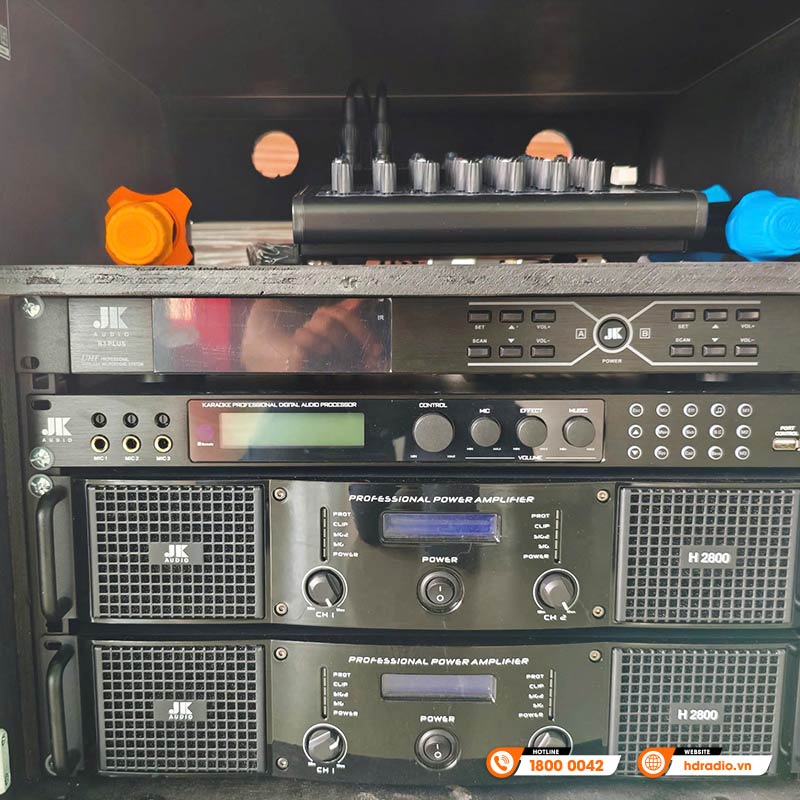 Lắp đặt 3 bộ Dàn âm thanh sân khấu hội trường SKHT05 cao cấp cho anh Đạo