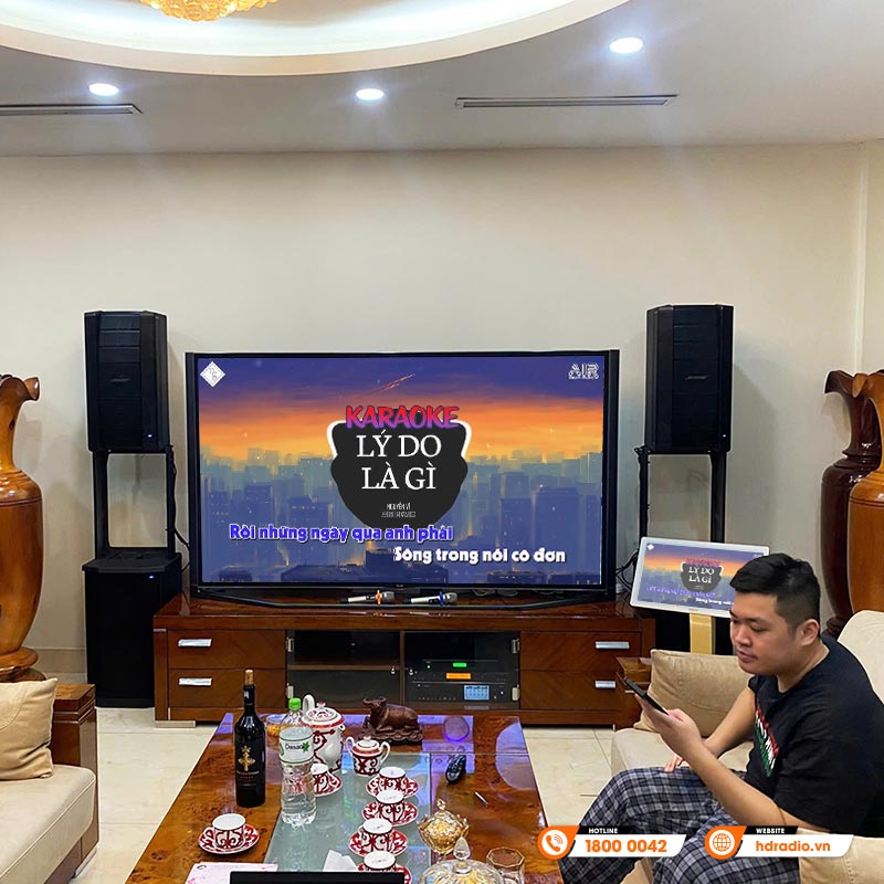 Lắp đặt Dàn Karaoke Bose HK12 cao cấp cho anh Trường Lắp đặt Dàn Karaoke Bose HK12 cao cấp cho anh Trường
