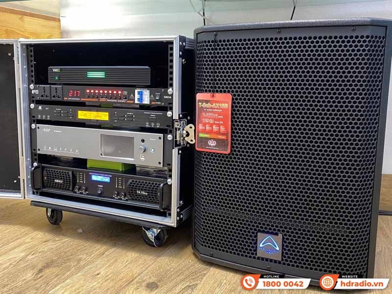 Lắp đặt hệ thống dàn âm thanh karaoke cao cấp cho anh Khải