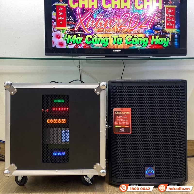 Lắp đặt hệ thống dàn âm thanh karaoke cao cấp cho anh Khải