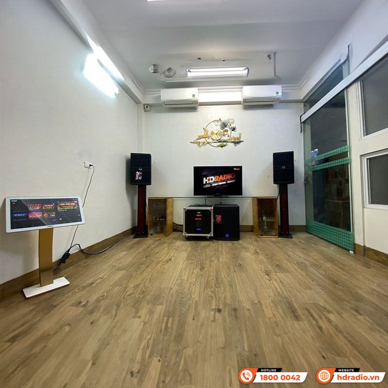 Lắp đặt hệ thống dàn âm thanh karaoke cao cấp cho anh Khải