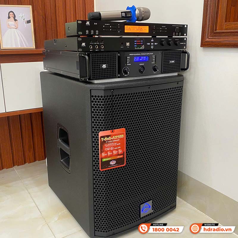 Lắp đặt Dàn karaoke cao cấp cho anh Nam ở Phú Thọ