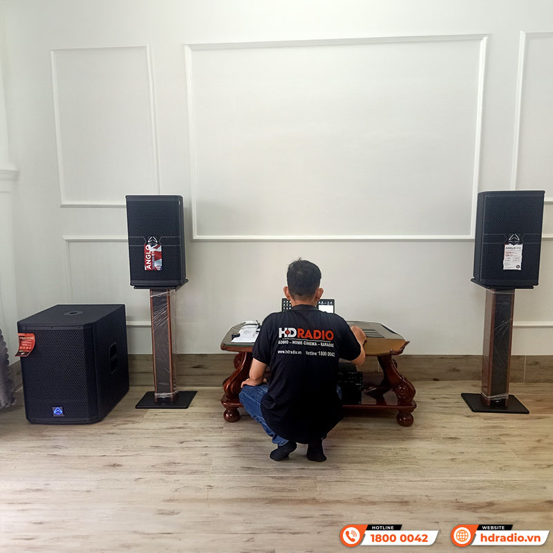Lắp đặt bộ Dàn karaoke cao cấp cho anh Thanh ở Đồng Nai Lắp đặt bộ Dàn karaoke cao cấp cho anh Thanh ở Đồng Nai