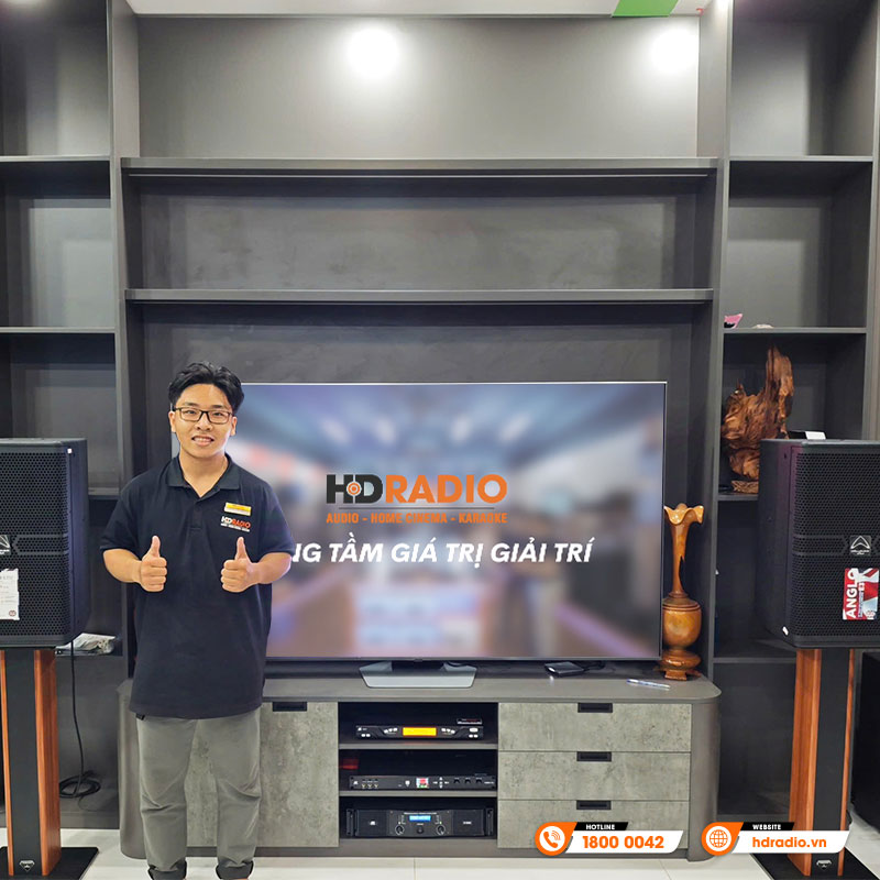 Lắp đặt dàn karaoke cao cấp trị giá hơn 101 triệu đồng cho chị Ánh ở Quận Gò Vấp