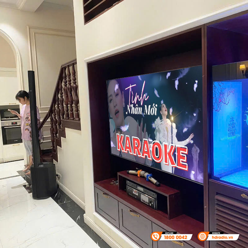 Lắp đặt Dàn karaoke cao cấp cho chị Hảo ở Hà Nội