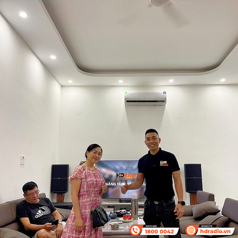 Lắp đặt Dàn karaoke cao cấp cho chị Hoa
