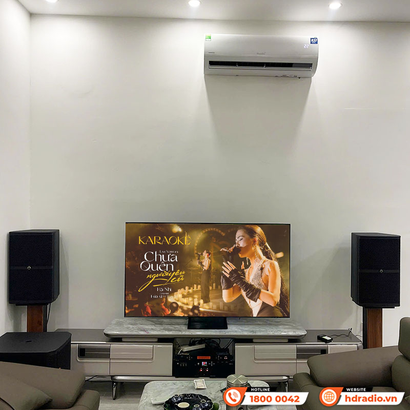 Lắp đặt Dàn karaoke cao cấp cho chị Hoa