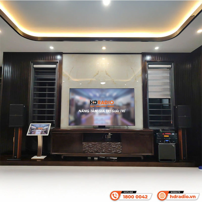 Lắp đặt Dàn karaoke cao cấp cho chị Hoa ở Cẩm Phả