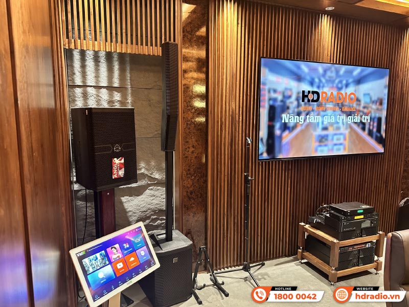 Dàn karaoke cao cấp của chị Phú