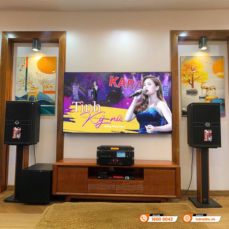 Lắp đặt Dàn karaoke cao cấp cho chú Trực ở Hà Nội