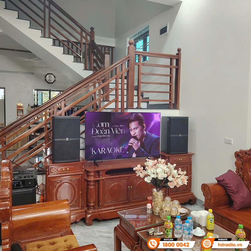 Lắp đặt dàn karaoke cao cấp trị giá hơn 82 triệu đồng cho cô Huệ ở Huyện Yên Mỹ, Hưng Yên