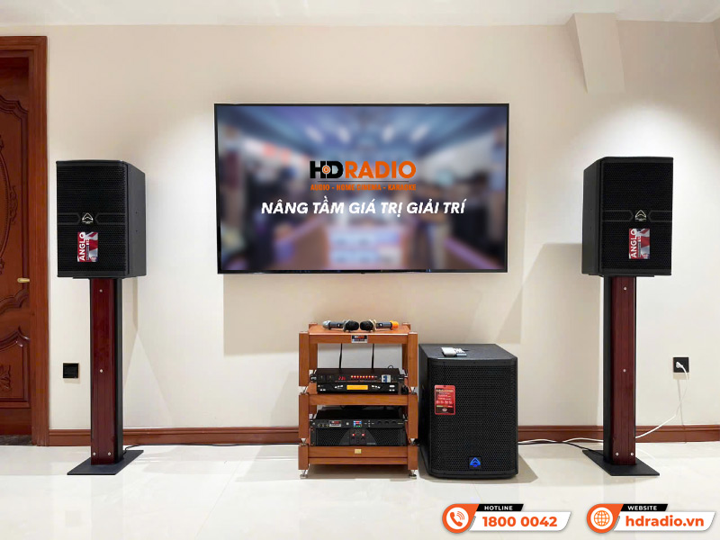 Dàn Karaoke Cao Cấp HDR53 ( Whafedale Anglo E12, Công suất, Jkaudio X6000 Plus, K800, Sub )-6