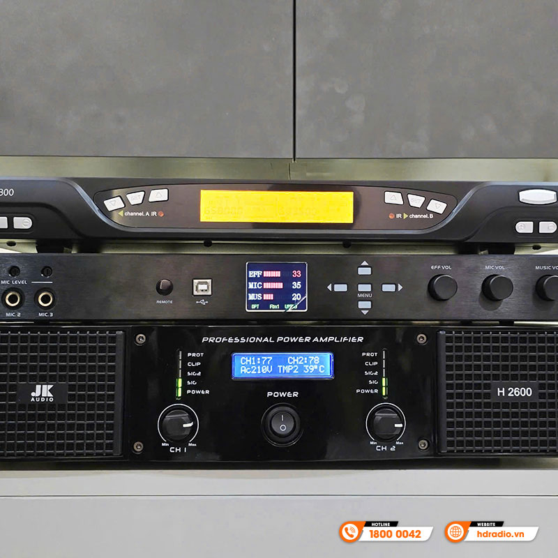 Dàn Karaoke Cao Cấp HDR66 ( Anglo X12A, H2600, X6000 Plus, K800,  AX15B)-3