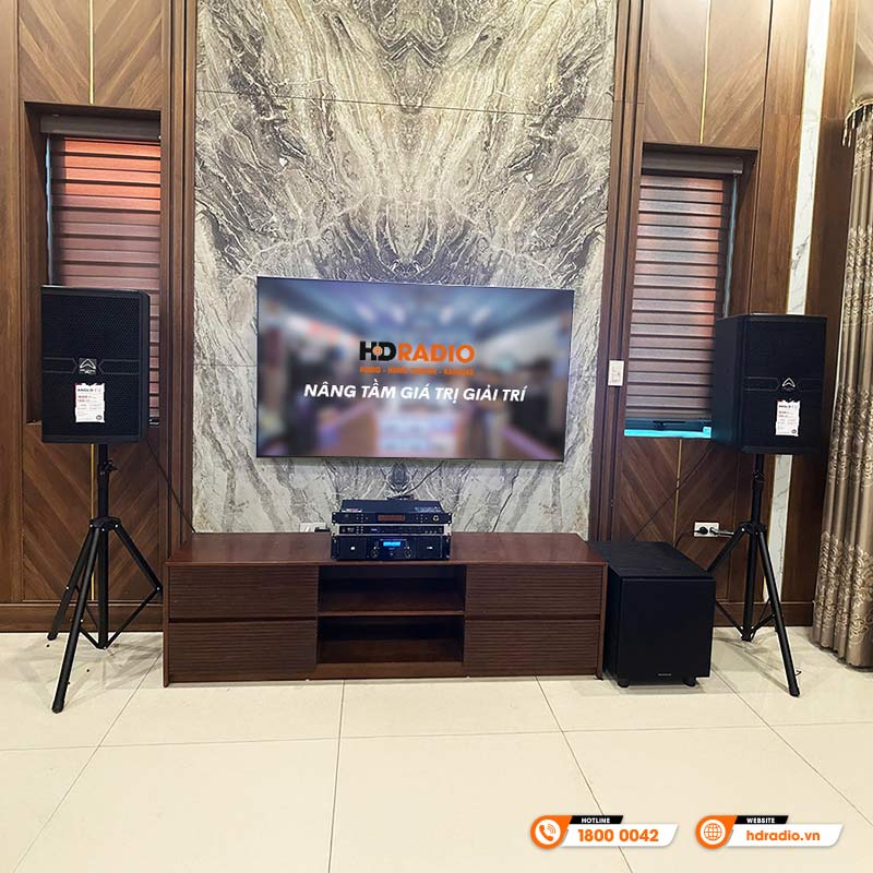 Dàn Karaoke Cao Cấp HDR69 (Whafedale Anglo E12, Công suất, Vang cơ, B5 Pro)-1