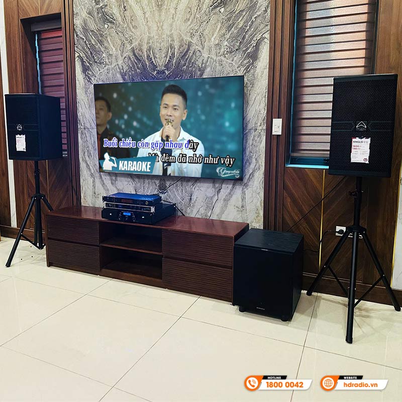 Dàn Karaoke Cao Cấp HDR69 (Whafedale Anglo E12, Công suất, Vang cơ, B5 Pro)-2