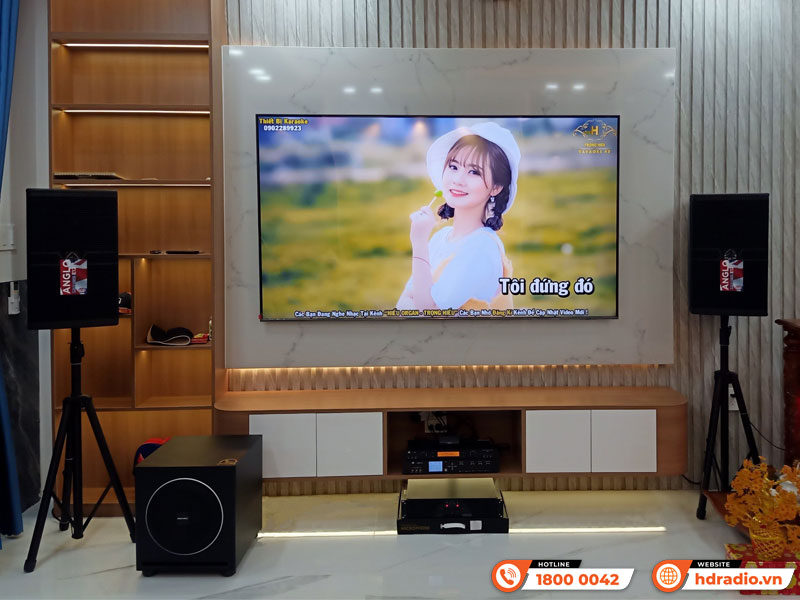 Lắp đặt Dàn Karaoke cao cấp trị giá hơn 100 triệu đồng cho anh Dũng