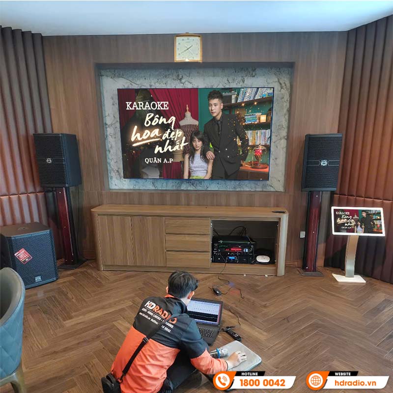 Dàn karaoke cao cấp của anh Quỳnh