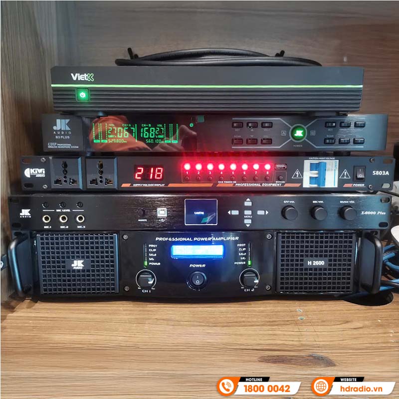 Dàn karaoke cao cấp của anh Quỳnh