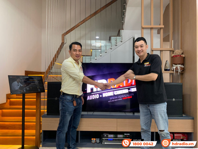 Dàn karaoke Wharfedale HK30 của anh Thảo ở Bình Dương