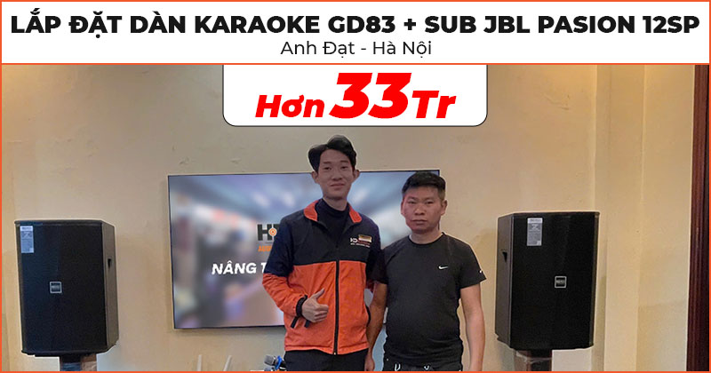 Dàn karaoke chất lượng của anh Đạt
