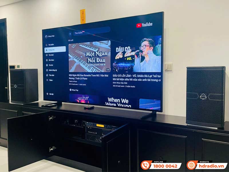 Lắp đặt Dàn karaoke chất lượng trị giá hơn 80 triệu đồng cho chị Linh