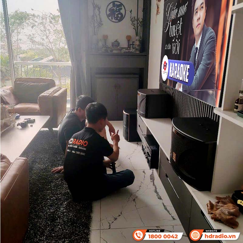 Lắp đặt Dàn karaoke cực hay cho anh Dũng Lắp đặt Dàn karaoke cực hay cho anh Dũng