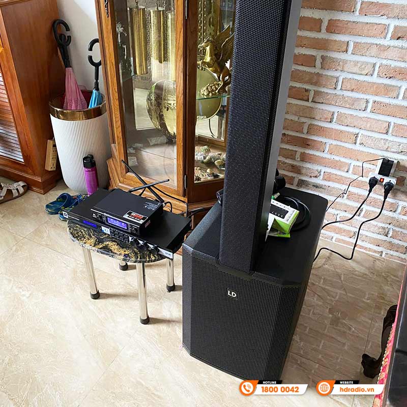 Lắp đặt Dàn karaoke cao cấp cho anh Hai ở Đồng Nai