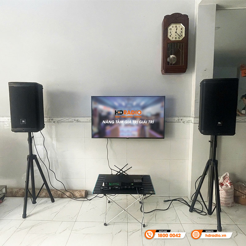 Lắp đặt Dàn karaoke cực hay cho anh Phú