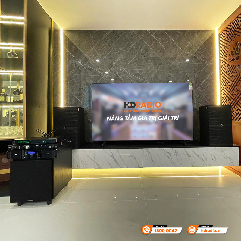 Lắp đặt Dàn karaoke cao cấp cho anh Thành