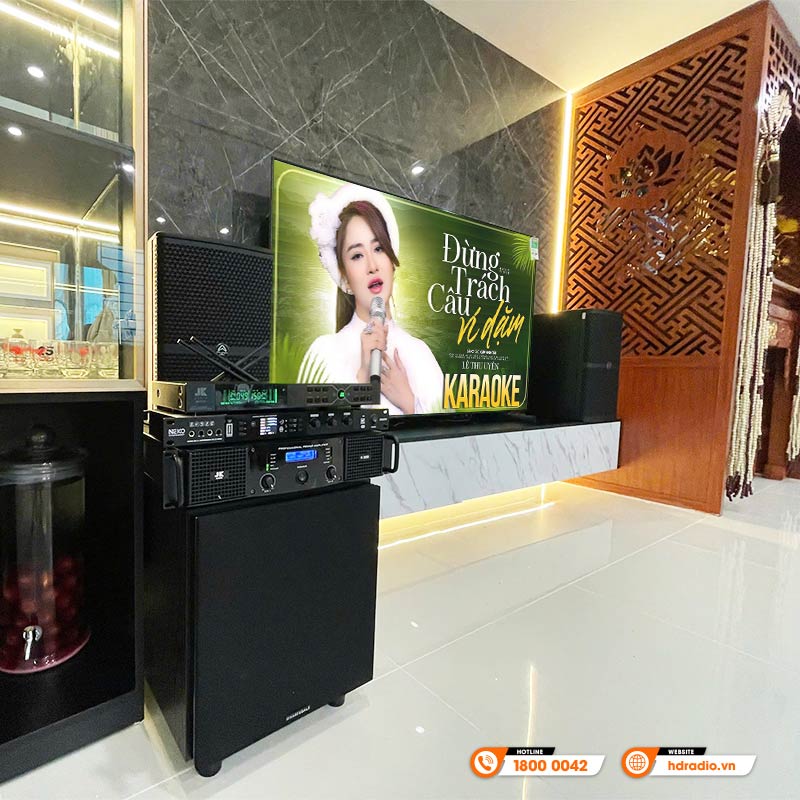 Lắp đặt Dàn karaoke cao cấp cho anh Thành