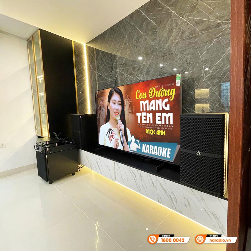 Lắp đặt Dàn karaoke cao cấp cho anh Thành